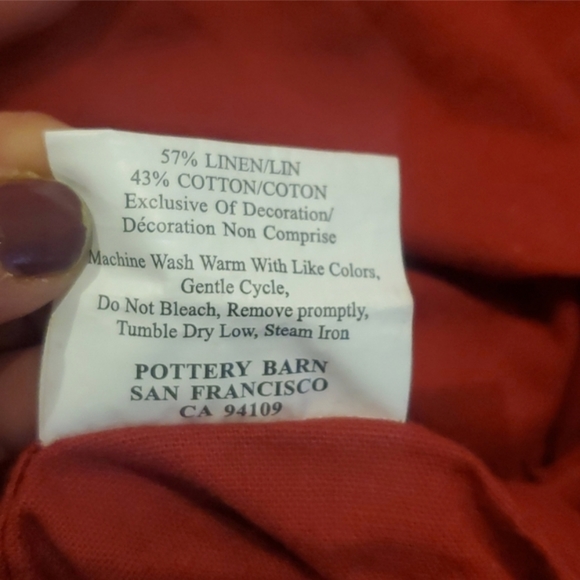 FREE SHIPPING 📬 RARE 🦄 Vintage Linen Crewel Embroidered Queen Duvet Cover - Picture 4 of 4